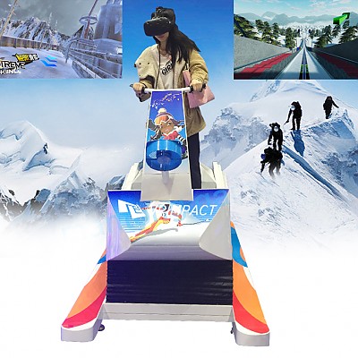 겨울스포츠의 꽃!- VR스키 시뮬레이터 / VR 스키어트렉션 (VR Skiing Simulator Game Machine)